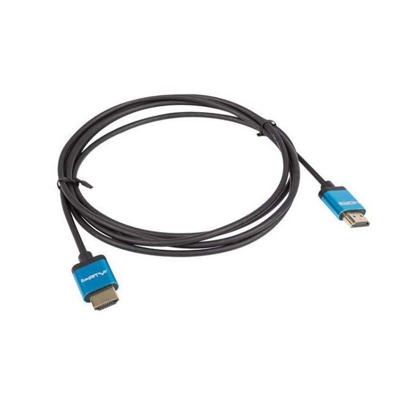 Lanberg Cable HDMI v2.0 4K Alta Velocidad SLIM 1m Negro imagen 3