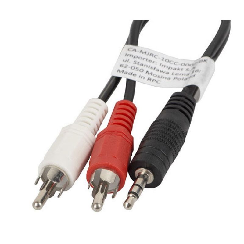 Lanberg Cable Jack 3.5mm Macho a 2 RCA Macho 20cm imagen 2