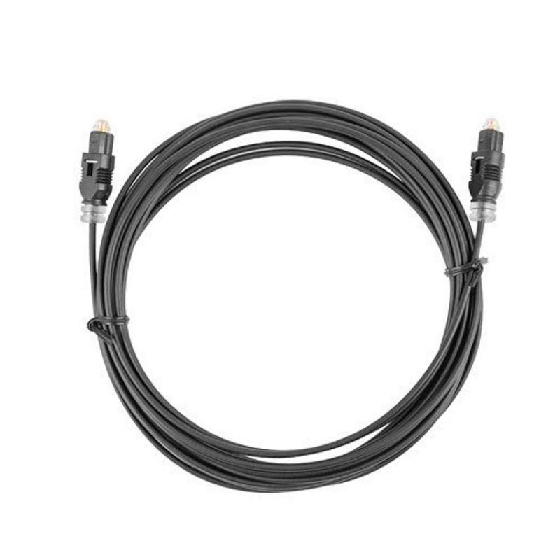 Lanberg Cable TosLink Óptico Audio Digital 2m Negro imagen 3