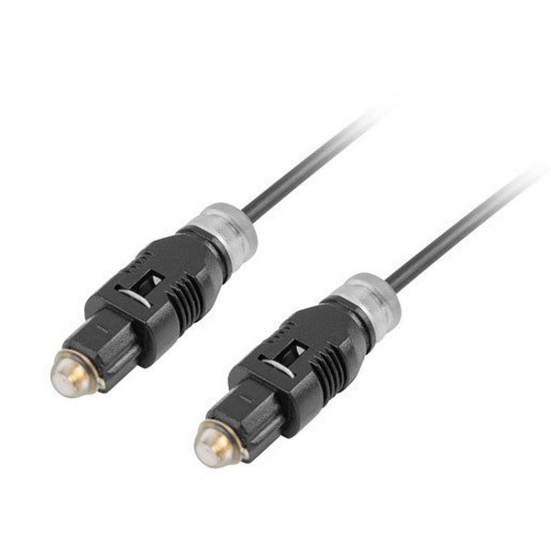 Lanberg Cable TosLink Óptico Audio Digital 3m Negro