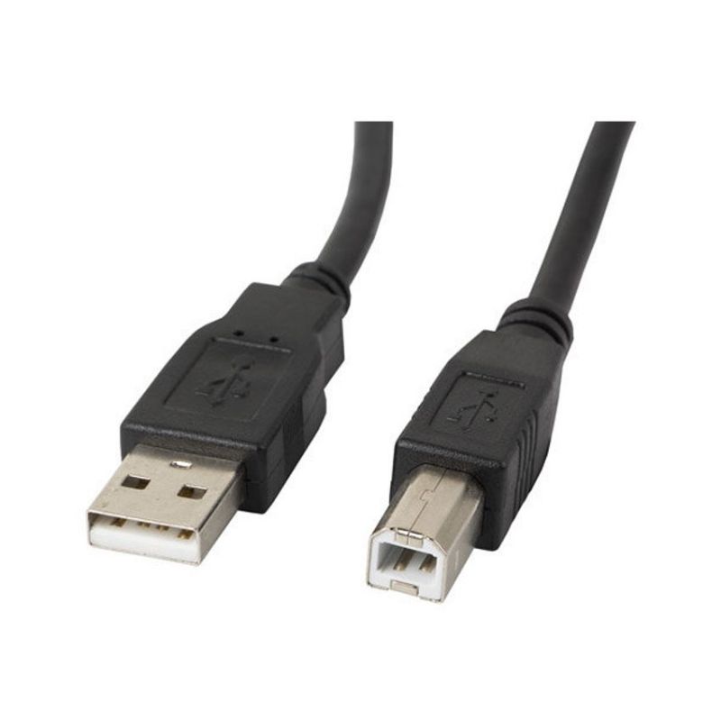 Lanberg Cable USB 2.0 A a USB B 5m Negro Ferrita
