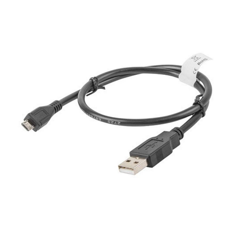 Lanberg Cable USB 2.0 a Micro USB 1m Negro imagen 2