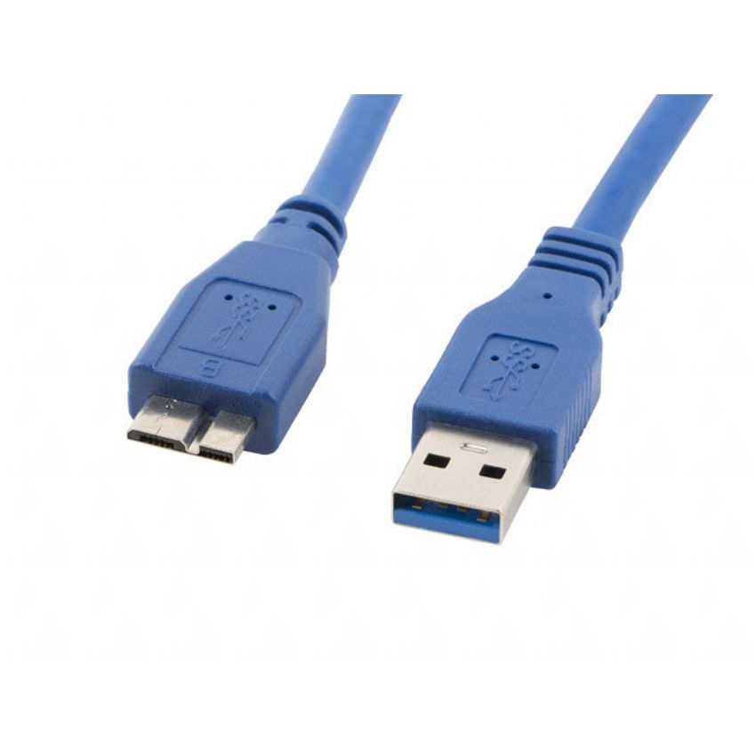 Lanberg Cable USB 3.0 A Micro BM 1.8m Azul