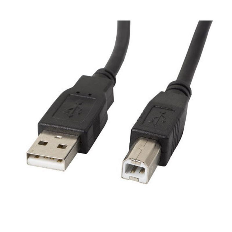 Lanberg Cable USB A a USB B (Impresora) 1m Negro Ferrita