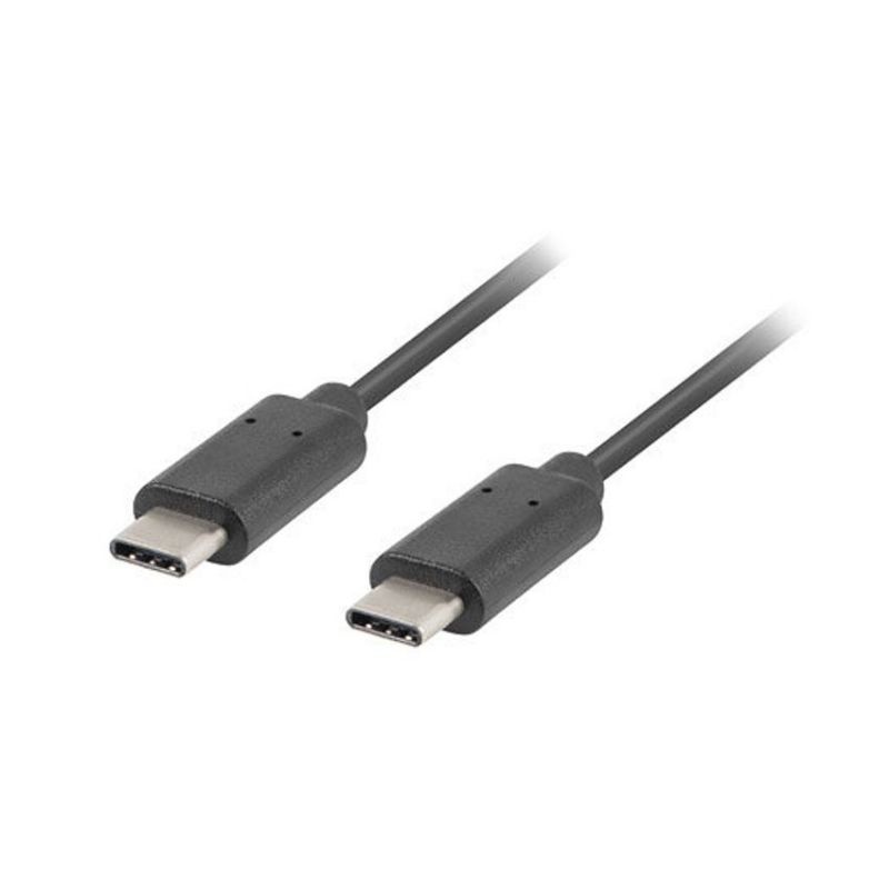 Lanberg Cable USB Tipo C 1m Negro
