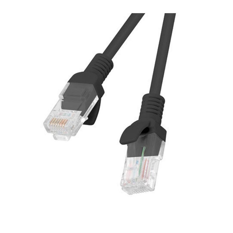 Lanberg Cable UTP Cat 5e 1m Negro imagen 2