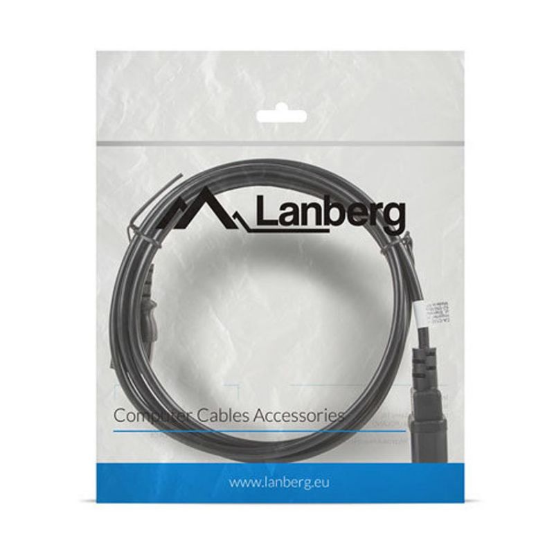 Lanberg Cable de Alimentación C13 Hembra a C14 Macho VDE 3m imagen 4