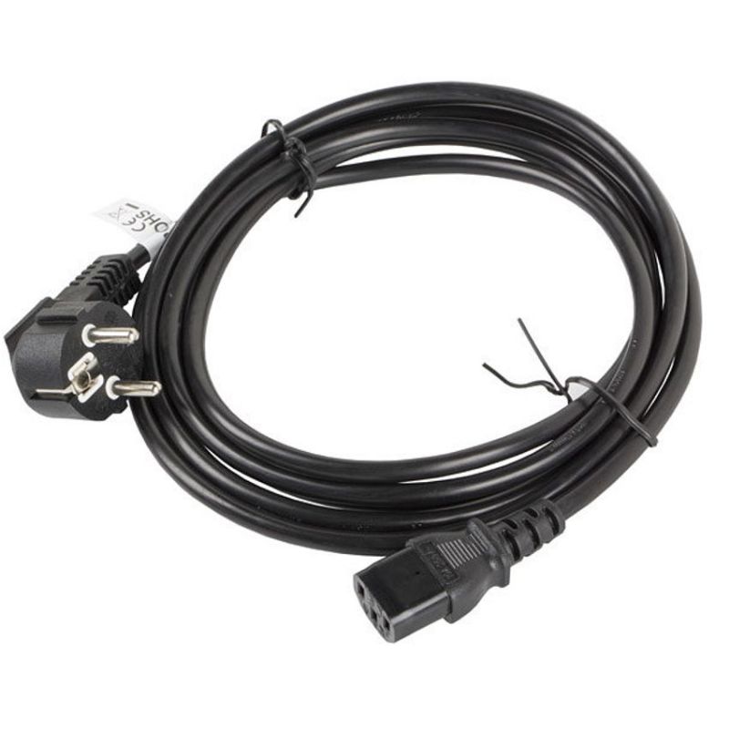 Lanberg Cable de Alimentación Schuko a C13 5m imagen 2