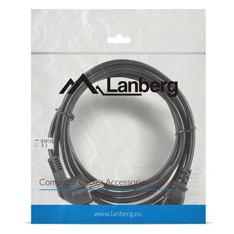 Lanberg Cable de Alimentación Schuko a C13 5m imagen 4