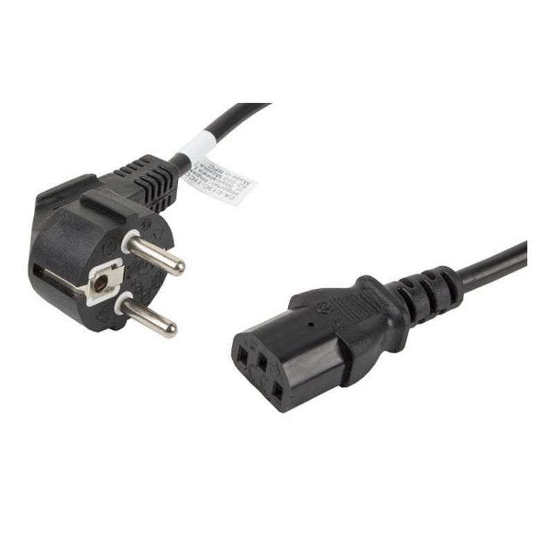 Lanberg Cable de Alimentación VDE Schuko a C13 3m
