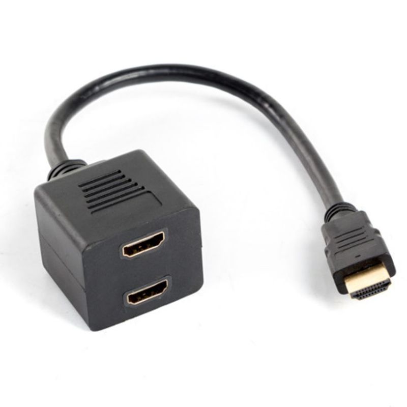 Lanberg Splitter HDMI 2 Puertos 20cm