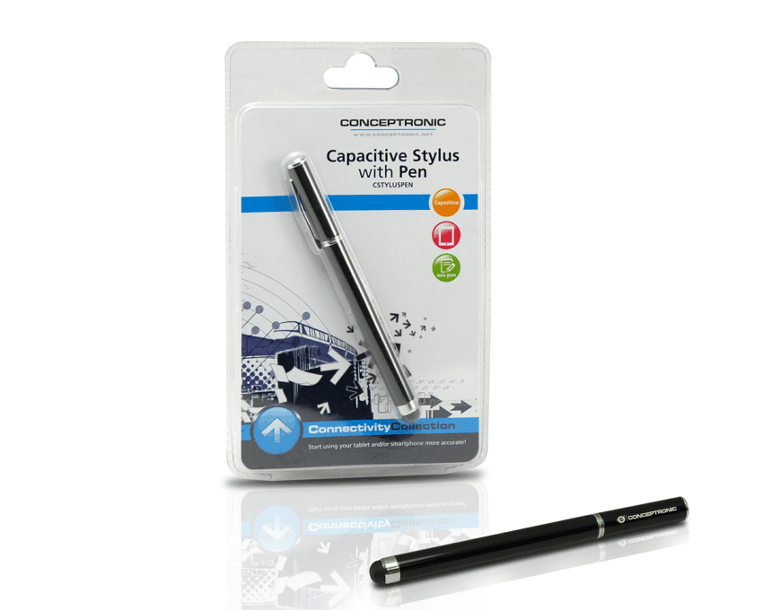 Lápiz Capacitativo Conceptronic con Bolígrafo CSTYLUSPEN imagen 2