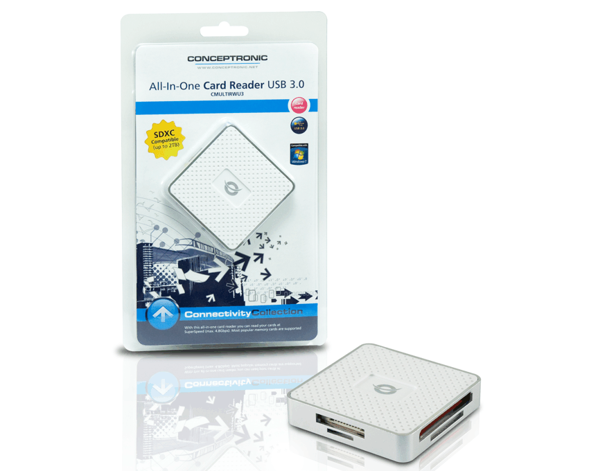 Lector de Tarjetas Conceptronic USB 3.0 ALL - IN -ONE CMULTIRWU3 imagen 3