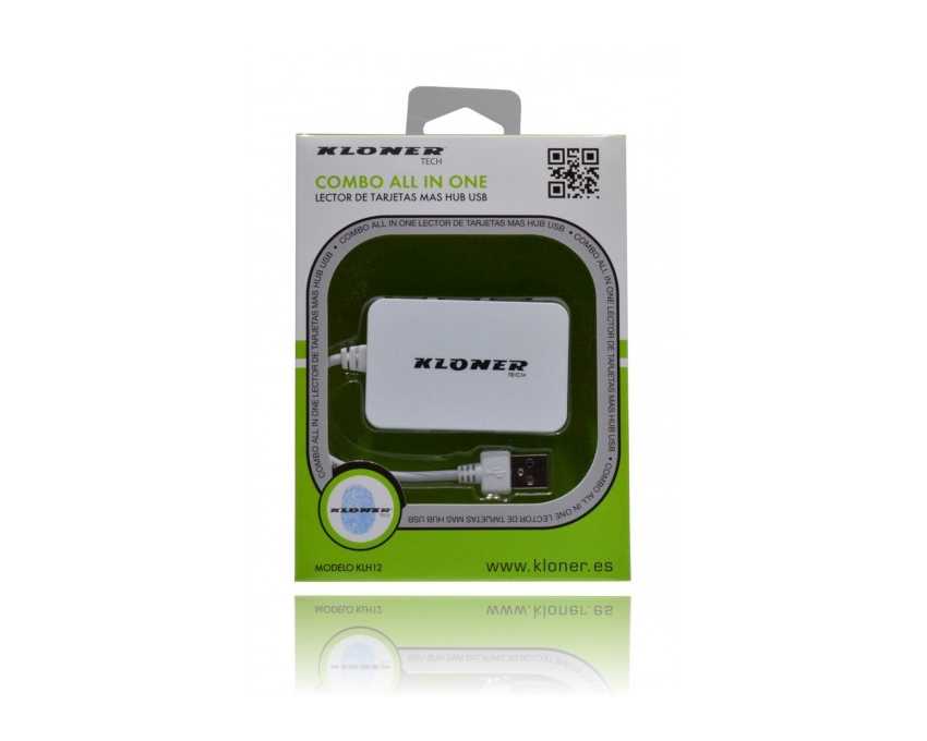 Lector de Tarjetas Externo SLIM KLONER KLH12 imagen 3