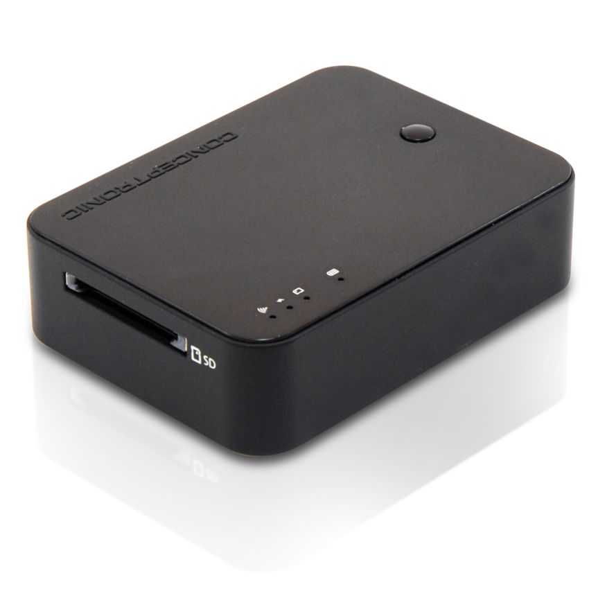 Lector de Tarjetas SD Conceptronic Wifi + PowerBank 5000Mha StremVault CSVWCRPB imagen 4