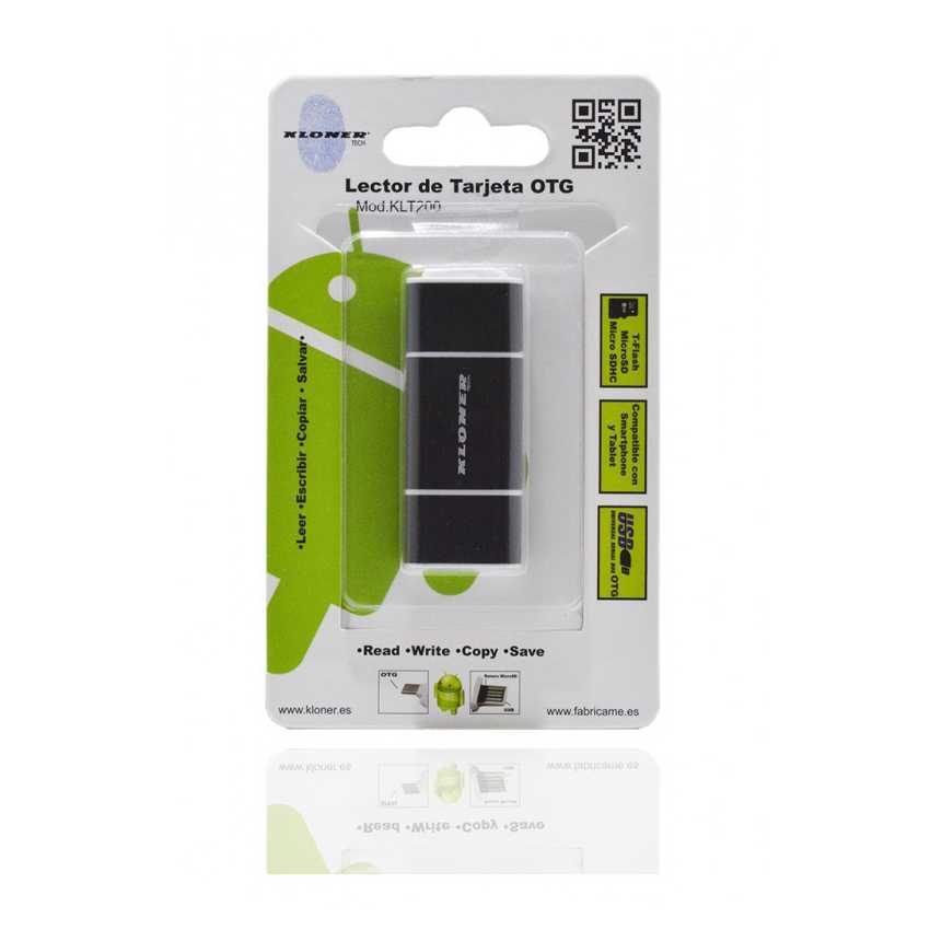 Lector de tarjetas Kloner KLT200 OTG Micro USB imagen 4