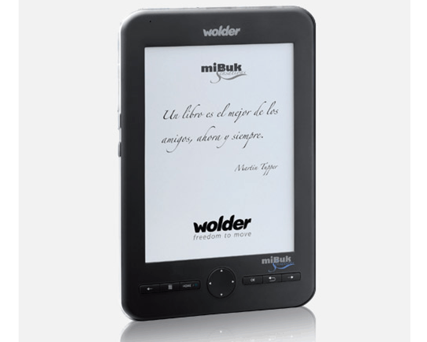 Libro ElectronicoWolder Mibuk Sensitive 6" 4GB MicroSD