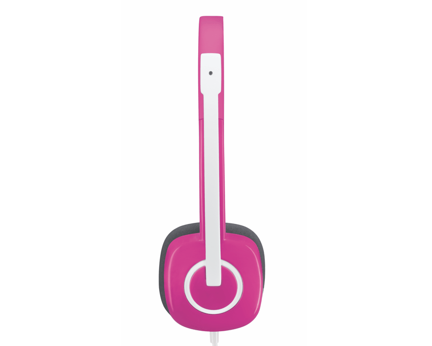 Logitech Auriculares con Micrófono Stereo Headset H150 Cranberry imagen 4