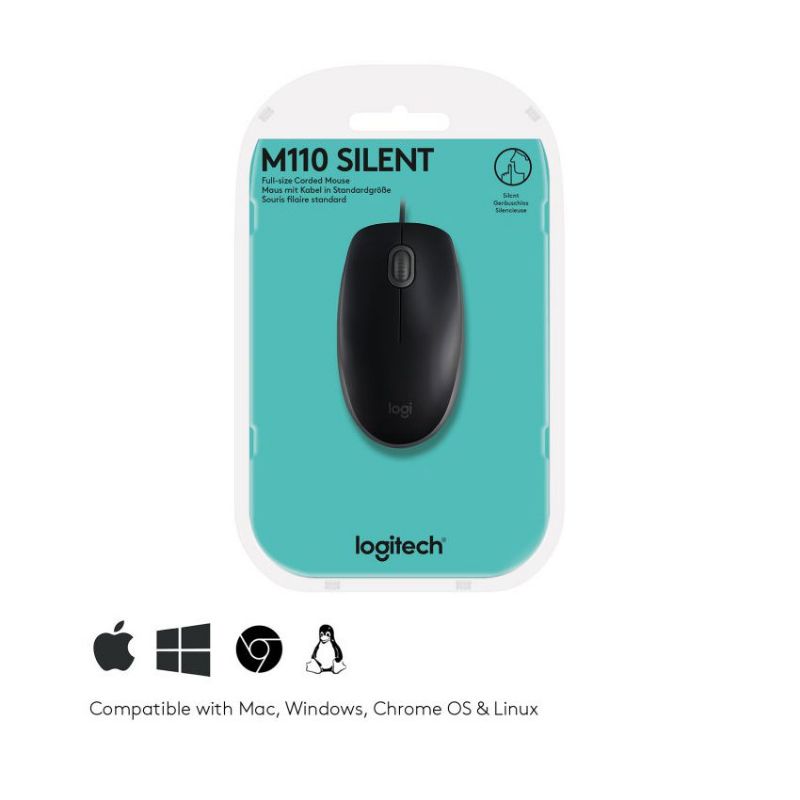 Logitech B110 Silent Ratón Negro USB imagen 4