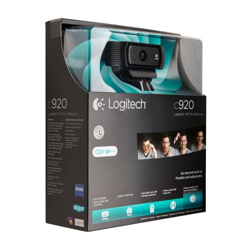 Logitech C920 WebCam Full HD 15 Mp Carl Zeiss imagen 4