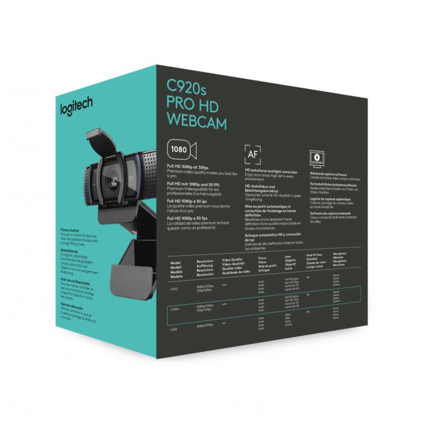 Logitech C920S Pro HD Webcam imagen 10