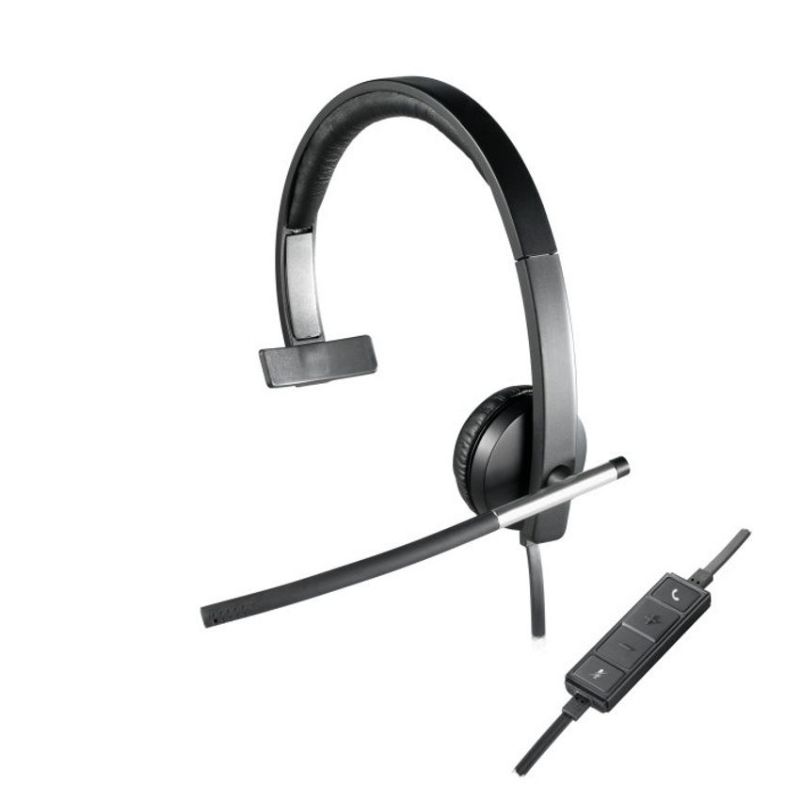 Logitech H650e Auriculares con Micrófono Negro