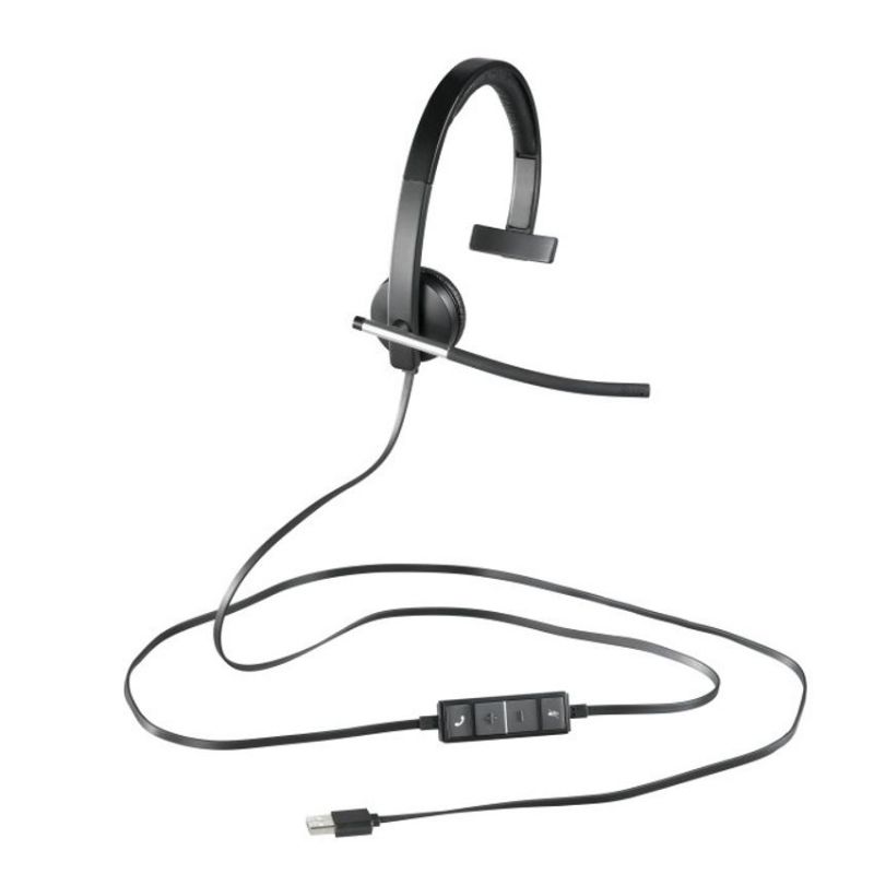 Logitech H650e Auriculares con Micrófono Negro imagen 2