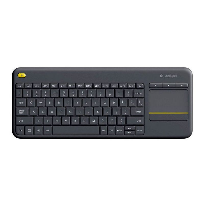 Logitech K400 RF Teclado con TouchPad Inalámbrico Negro