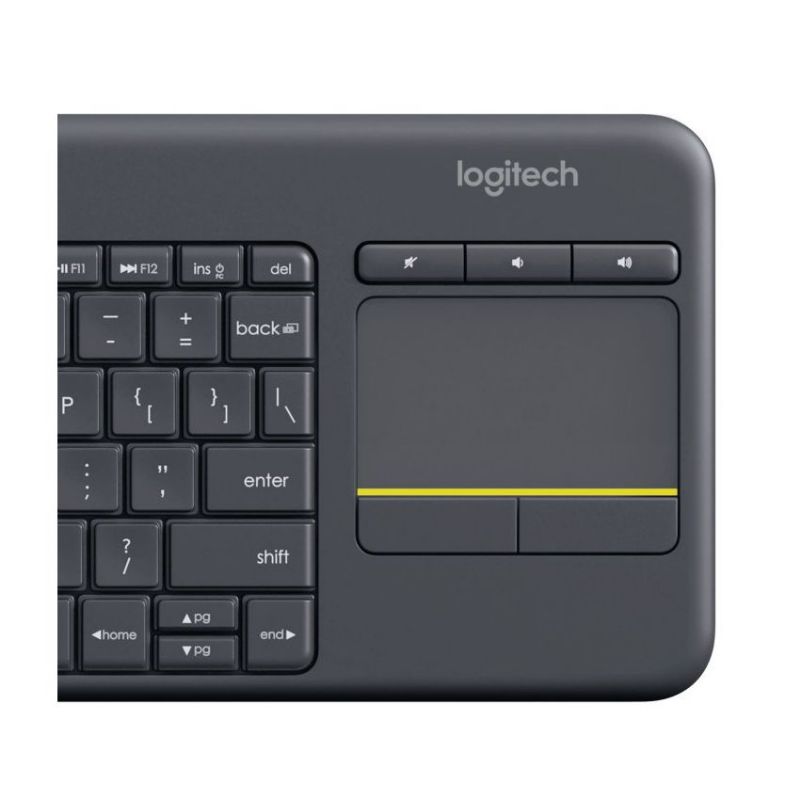 Logitech K400 RF Teclado con TouchPad Inalámbrico Negro imagen 3