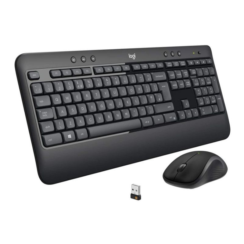 Logitech MK540 Pack Teclado y Ratón Inalambrico Negro