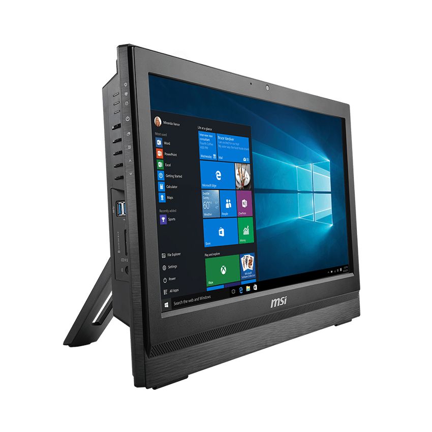 MSI AIO PRO 20 6M (016XEU) intel G4400 4GB 1TB 20" HD+ Tactil intel HD Sin SO imagen 3