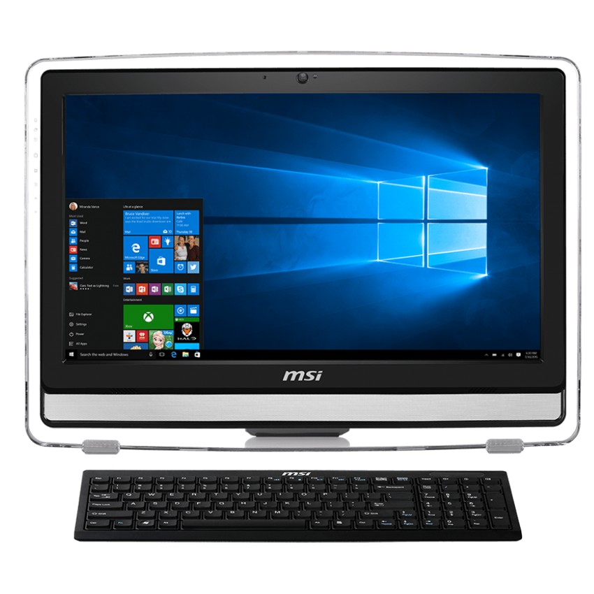 MSI AIO PRO 22ET 4BW (021XEU) intel N3160 4GB 1TB 21.5" HD Tactil intel HD Sin SO