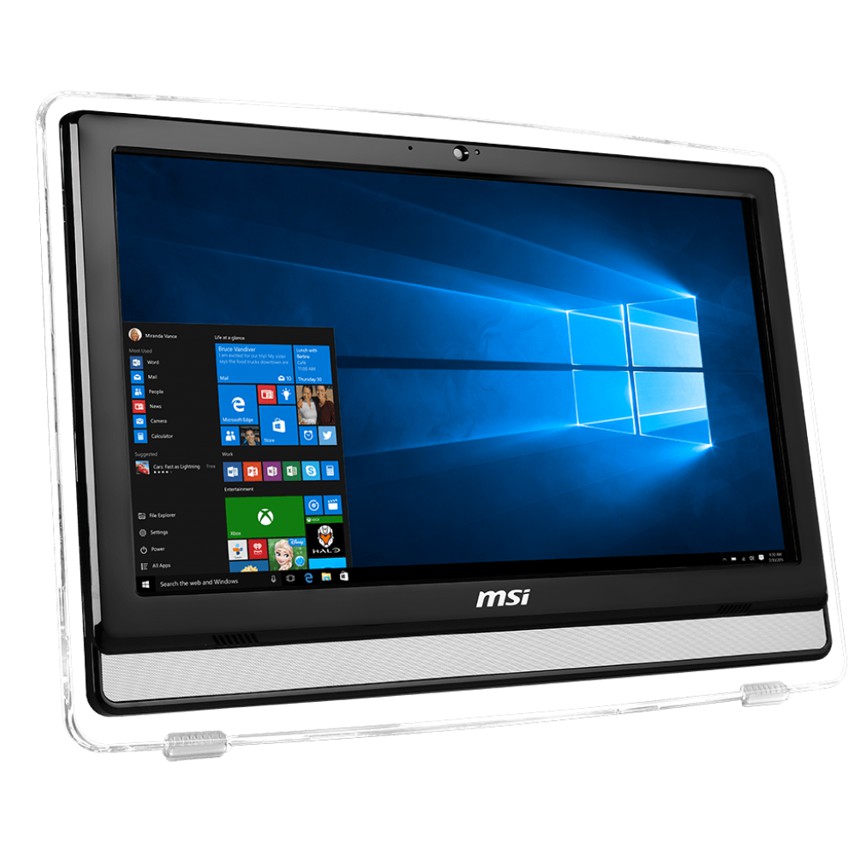 MSI AIO PRO 22ET 4BW (021XEU) intel N3160 4GB 1TB 21.5" HD Tactil intel HD Sin SO imagen 2