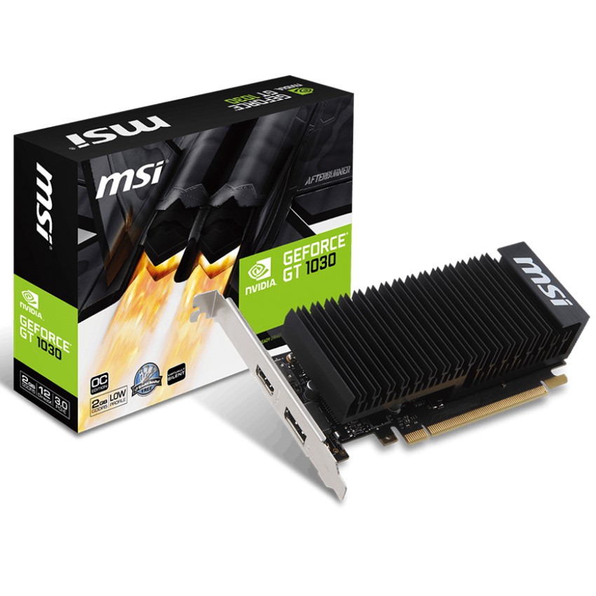 MSI GT1030 2GB DDR5 OC Low Profile Silent