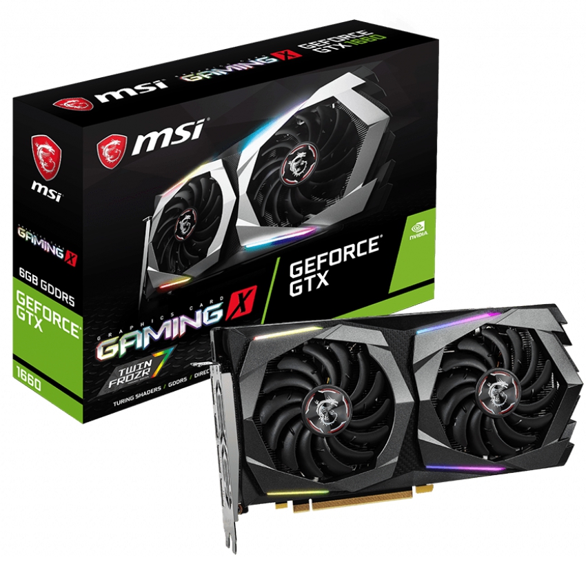 MSI GeForce GTX 1660 Gaming X 6 GB DDR5