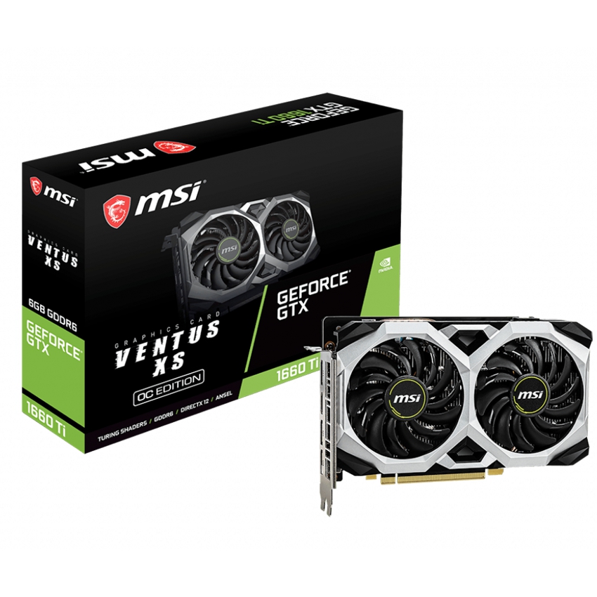 MSI GeForce GTX 1660Ti Ventus XS 6 Gb DDR6