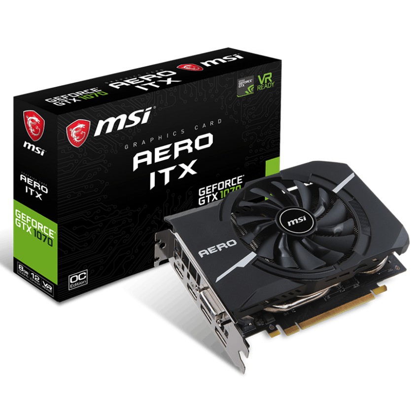 MSI GeForce GTX1070 Aero ITX 8GB DDR5 OC