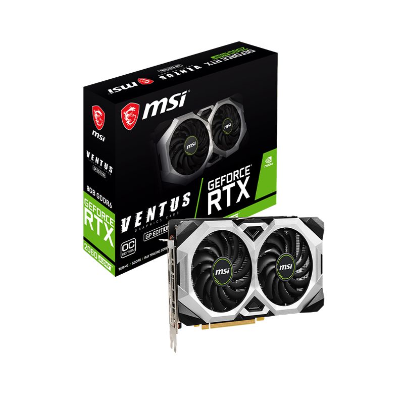 MSI GeForce RTX 2060 Super Ventus GP OC 8 GB DDR6