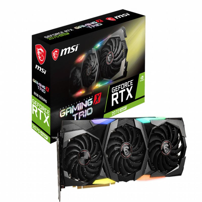 MSI GeForce RTX 2070 Super Gaming X Trio 8 GB DDR6