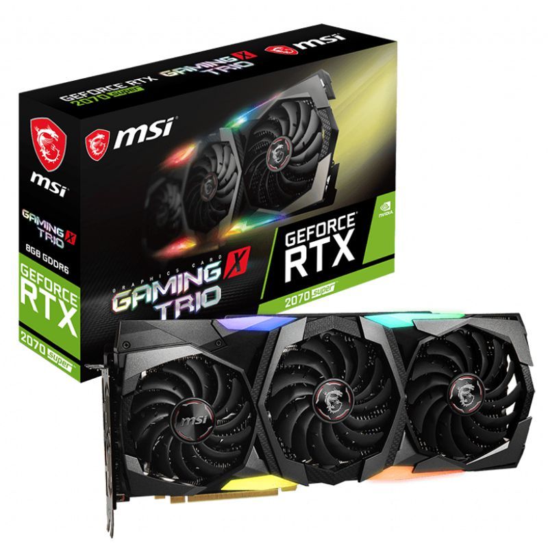 MSI RTX 2070 Super Gaming X Trio 8 GB. DDR6