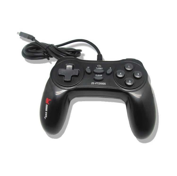 Mando para juegos ZONE EVIL ZE-FT2X92G Negro