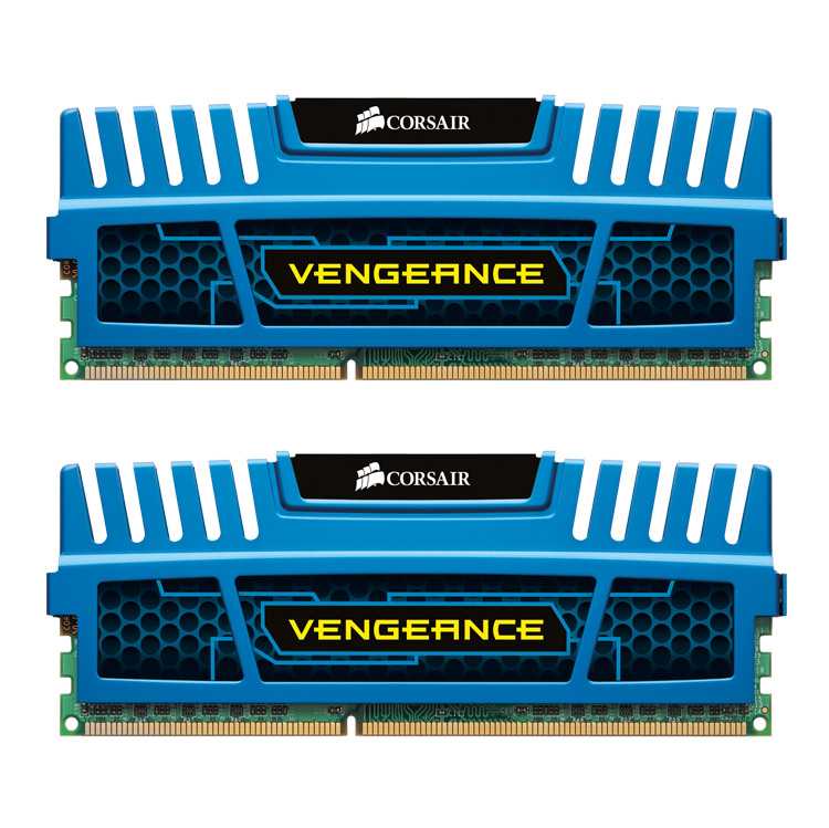 Memoria CORSAIR DDR3 - 2x4GB - 1600Mhz Blue Edition