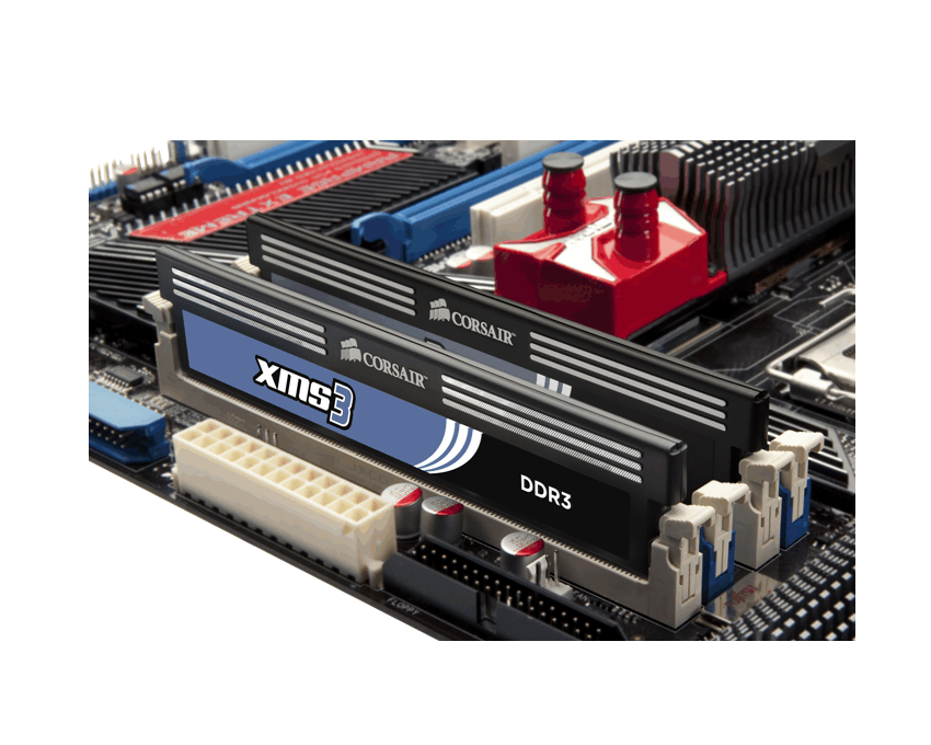 Memoria Corsair 16 Gb. ( 2x8Gb.) DDR3 1600 Mhz. XMS3 Classic Heat imagen 2