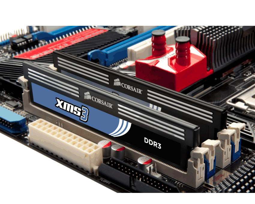 Memoria Corsair 8 Gb. (2x4Gb) 1600 Mhz Serie XMS3 with Classic Heat Spreader imagen 2