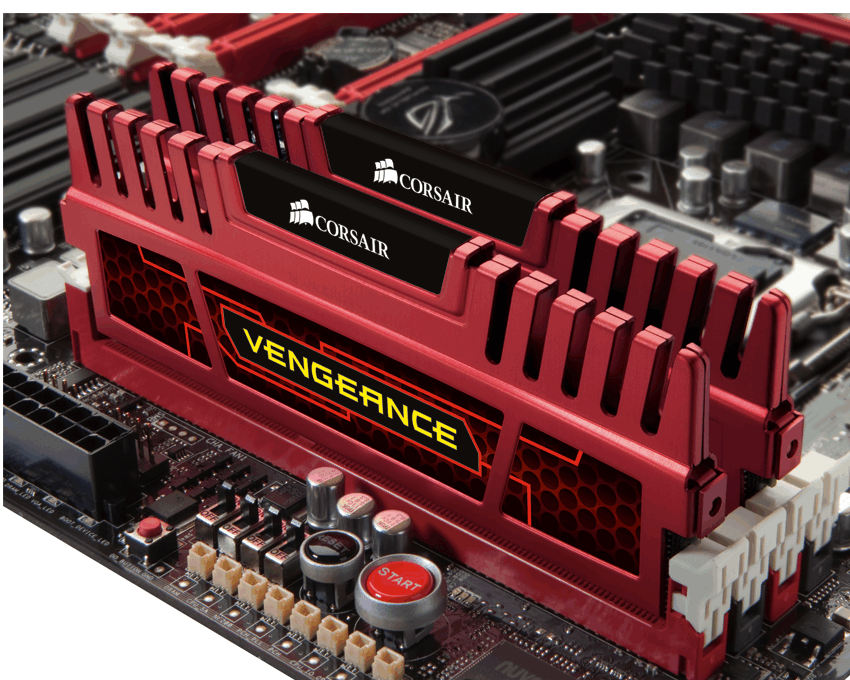 Memoria Corsair 8 Gb. (2x4Gb) DDR3 2133 Mhz Vengance Red imagen 2