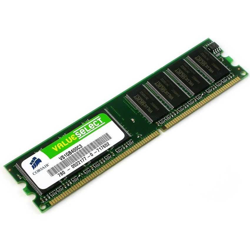 Memoria DIMM Corsair 2 Gb. DDR 400 VS1GB400C3