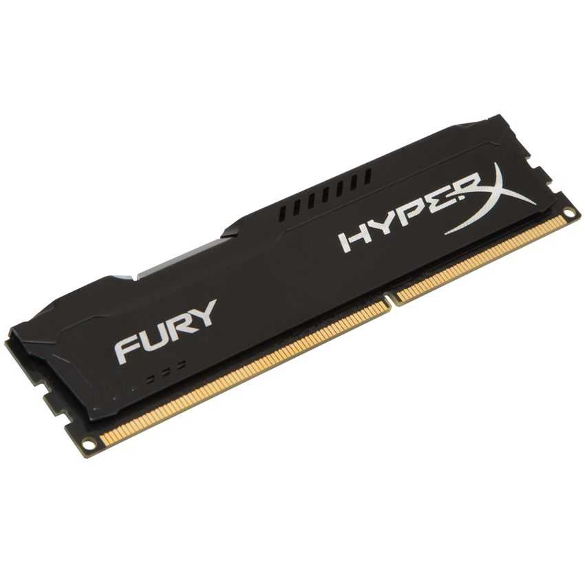 Memoria DIMM Kingston 4 Gb. DDR3 1866 HyperX Fury BLACK HX318C10FB/4