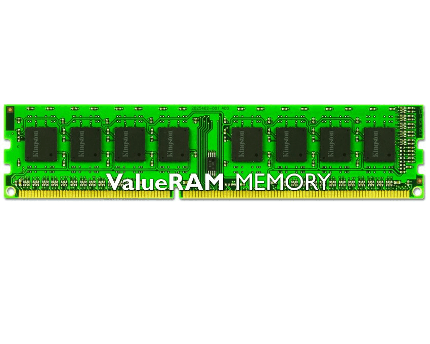 Memoria Kingston ValueRAM 8 Gb. DDR3 1333 Mhz CL9 ECC KVR1333D3N9/8GBK