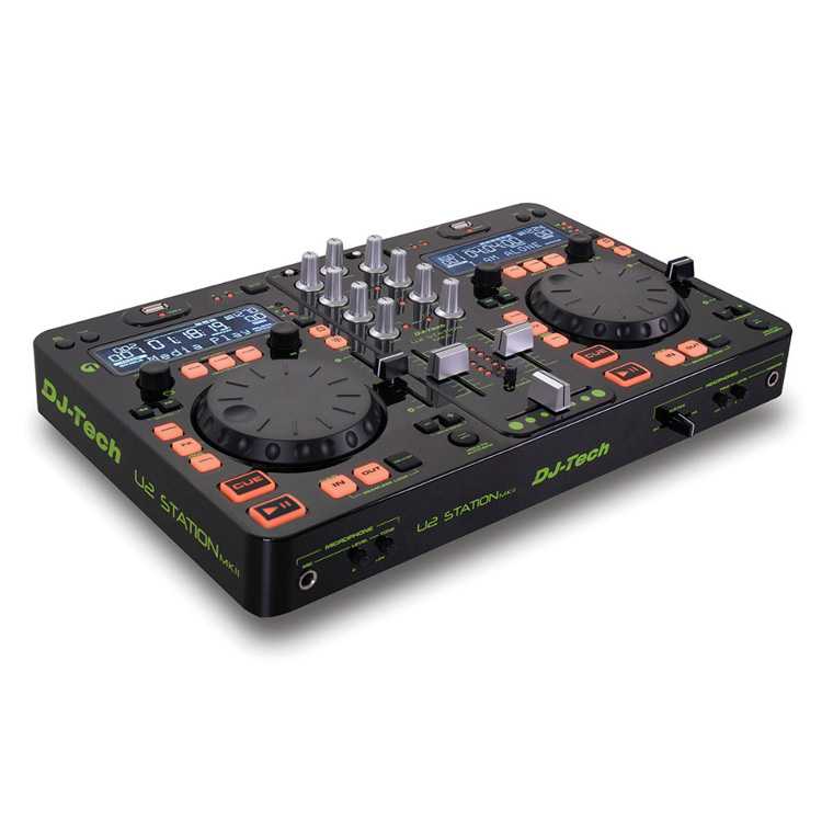 Mesa Mezclas DJ TECH U2 Station MKII Scratch USB