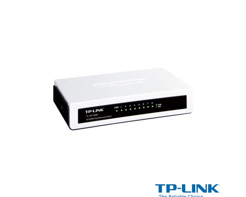 Mini Switch Tp-Link 8 Puertos 10/100 - RJ45